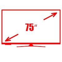 تلویزیون 75 اینچ