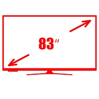 تلویزیون 83 اینچ