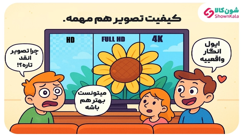 سایز مناسب تلویزیون بر اساس فاصله تماشا؛ تلویزیون رو درست انتخاب کن